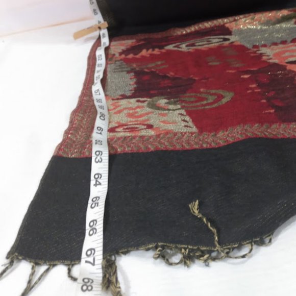 Pashmina: Sparkling metalic Shawl/wrap/scarf - Picture 4 of 5